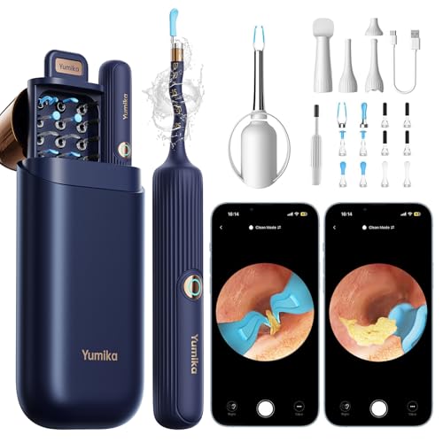 Deal: Ear Wax Removal Tool Camera, Visible Ear Cleaner Earwax Remover Kit with Tweezers, Flexible Ear Scope Otoscope with Light, Portable Cleaning Kit Earpick for Adults & Kids