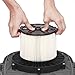 WORKSHOP Wet/Dry Vacs Vacuum Filters WS11045F2 Genuine Replacement Standard Filters (2-Pack) for WORKSHOP Branded 3-Gallon to 4.5-Gallon Wet Dry Shop Vacuum Cleaners