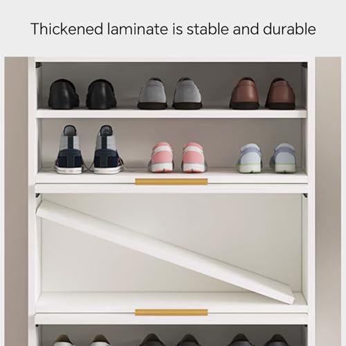 Meuble à chaussures moderne autonome avec pieds métal pour entrée chic - 4