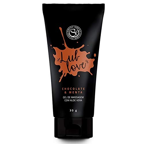 Lub love com Aloe Vera - Secret Play, Lubrificante chocolate e menta, 30g