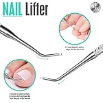 FANDAMEI Ingrown Toenail Removal Kit, Pedicure Tools, Nail Care Kit, Cuticle Trimmer, Nail Cuticle Nippers, Cuticle Kit Stainless Steel, Cuticle Clippers, Cuticle Pushers, Manicure Kit, Pedicure Kit - Image 5