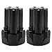 2X Shentec 10.8V-12V 3.0Ah Li-ion Batteria compatibile con Makita BL1013 BL1014 194550-6 194551-4 195332-9