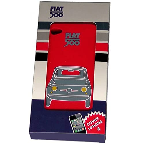 Fiat Protection rigide pour Iphone 4 Rouge Cover
