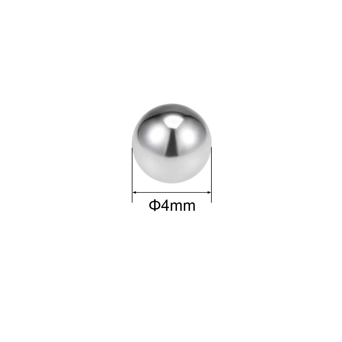 Sourcing Map Lot De 90 Billes D’acier 6,4 Mm – Roulement à Billes Pour Réparation De Moyeu De Vélo Ou Roue