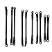 Tbest Steering Link Pull Rod, 10Pcs Metal Chassis Anti-Rust Replacement RC Crawler Pull Rod Fit for Axial SCX10 II RC Crawler Black Car Model Accessory