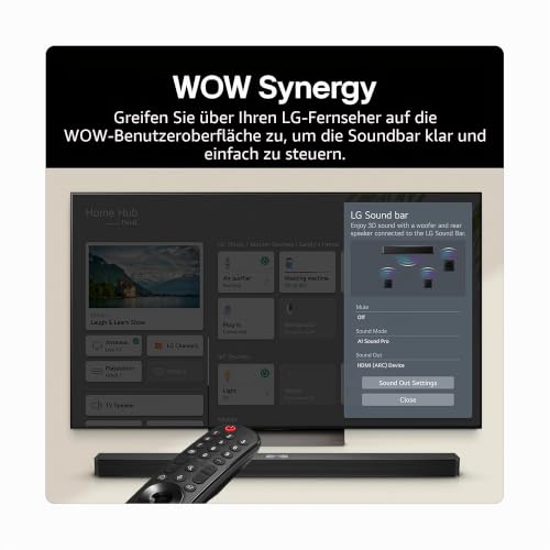 LG US40TR Bluetooth-Soundbar mit kabellosem Subwoofer und 4.1-K Surround Sound – Ansicht 6