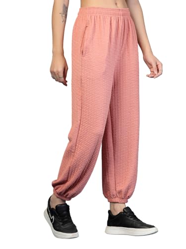 Image of UZARUS Women's Ultra-Soft Baggy Fit /Relaxed Fit Joggers with Side Pockets & Gripped Hem