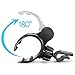 Car Mount New Trent Air Vent 360 Universal Smartphone Stretchable Durable Car Mount Holder Cradle for iPhone 6s 6 Plus 5 5s 5c 4 4S Samsung Galaxy S5 S4 S3 Note 3 and all Smartphones - Black