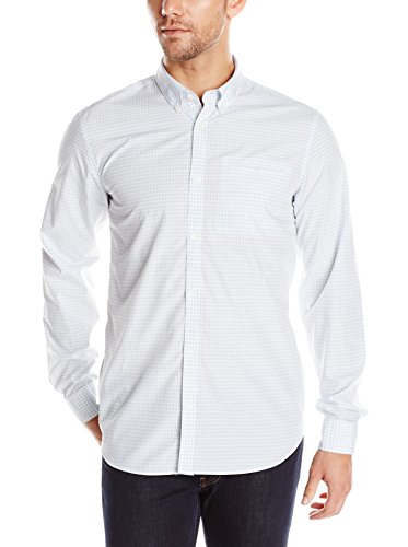 Calvin Klein Sportswear Men's Medium Grid Long Sleeve Woven Shirt