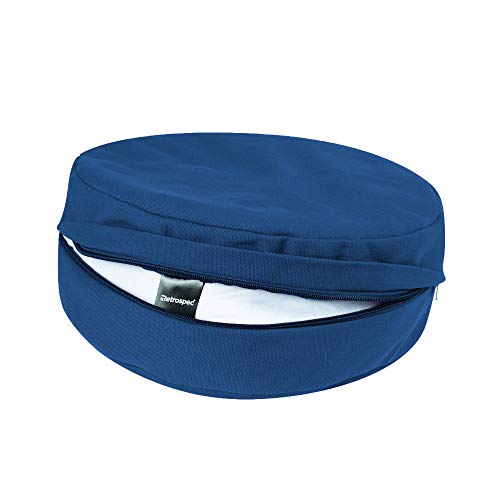Image of Retrospec Sedona Meditation Cushion, Buckwheat Pillow, Meditation Pillow