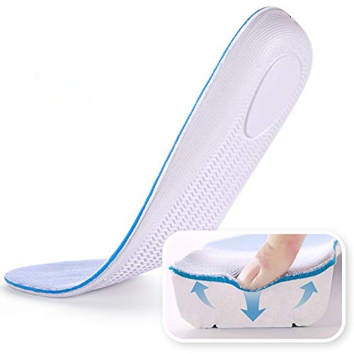 KVCH Shoe Lifts for Men and Women (0.6 to 1.4) Elevated, Cushioned Heel Inserts and Arch Support Insoles | Lifted, Supportive Comfort | Breathable and Odor Resistant (1.4) KVCH Shoe Lifts for Men and Women (0.6" to 1.4") Elevated, Cushioned Heel Inserts and Arch Support Insoles | Lifted, Supportive Comfort | Breathable and Odor Resistant (1.4")