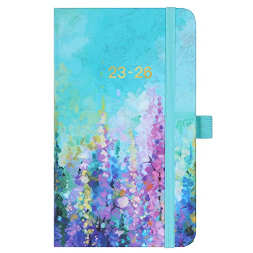 2023-2026 Pocket Planner/Calendar - Monthly Pocket Planner/Calendar With 63 Notes Pages, July 2023 - June 2026, 3.8" X 6.3", 3 Year Monthly Planner With Inner Pocket And Pen Hold - Painting Oil #TOP5
