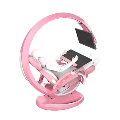 Silla ergonómica para juegos de oficina con soporte lumbar para mayor comodidad de trabajo o juego