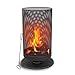 BBQ Collection Feuertonne mit Funkenschutz - Feuerkorb 44,5 x 72,5 cm - Terassenofen mit Schürhaken - Feuerstelle Outdoor für Garten und Terrasse - Terrassenfeuer - Karbonstahl