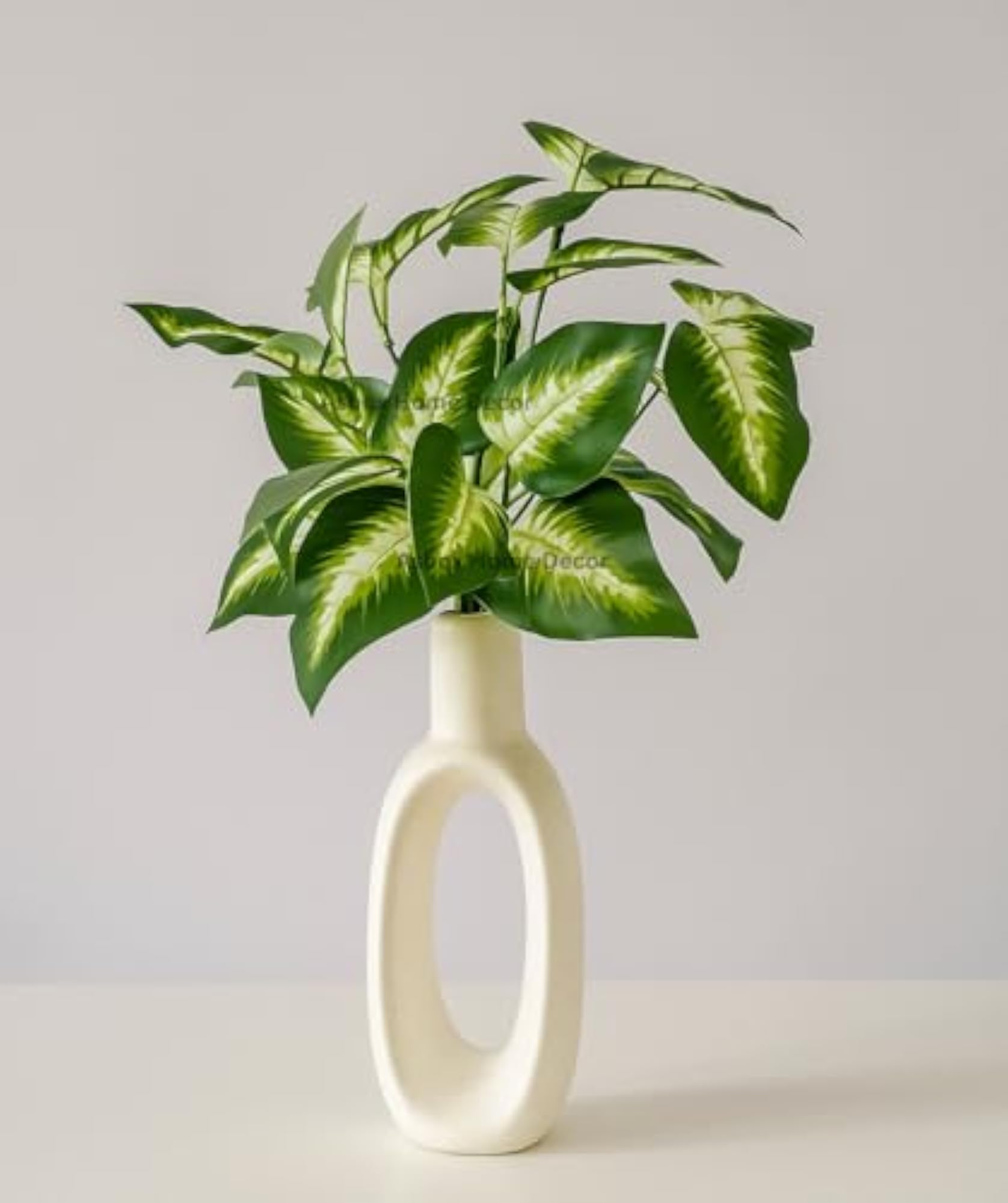 Artificial Dieffenbachia Plant Leaves