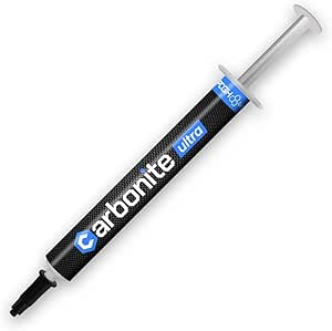 PCGH Gear Carbonite Ultra Wärmeleitpaste 1g inkl. Download-Code für PCGH-Sonderheft - für alle Prozessoren (GPU, CPU, PS4, Xbox, Laptop PC) – Hochleistung durch 14 W/mK Wärmeleitfähigkeit