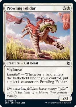 Magic The Gathering - Prowling Felidar - Lámina - Escaparate - Zendikar Rising