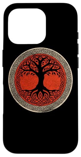Viking Tree Yggdrasil Odin Wotan Norse Mythology Valhalla Case for iPhone 16 Pro