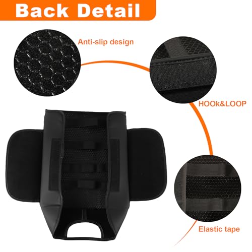 OKLSG Center Console Armrest Cover for 2015-2020 F150, 2017-2022 F250 F350 F450, 2018-2024 Expedition Accessories Arm Rest Pad Console Lid Protector Cushion Black (Bucket Seat Only) by OKLSG - Image 6