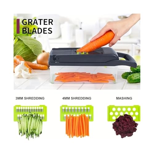 Set multifunción cortador de verduras miniatura 5