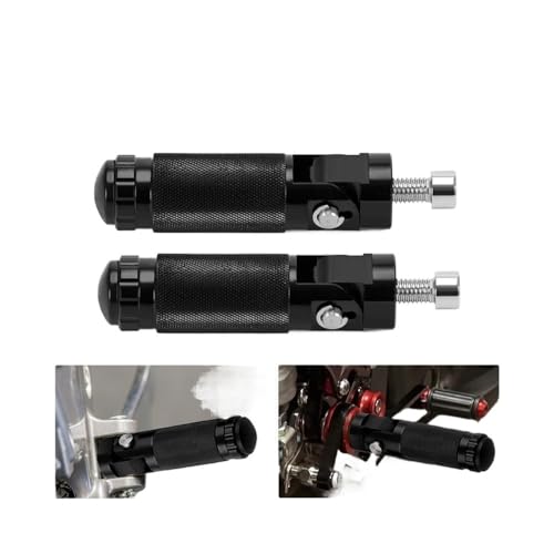 Cale-pied de moto en aluminium de haute précision avec housses arrière - 2