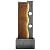 AUTODAYA 39.4" Modern Zen Faux Slate Water Fountain for Indoors or Outdoors with LED Lights, Cascading Waterfall, Tranquil Water Feature for Patio, Garden, Deck or Porch