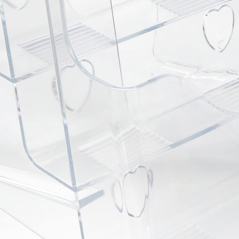 ULTECHNOVO 2pezzi Porta Riviste Espositore per Brochure e Volantini Organizer in Plastica Resistente Supporto per Documenti da Scrivania Organizzatore per Materiale Informativo