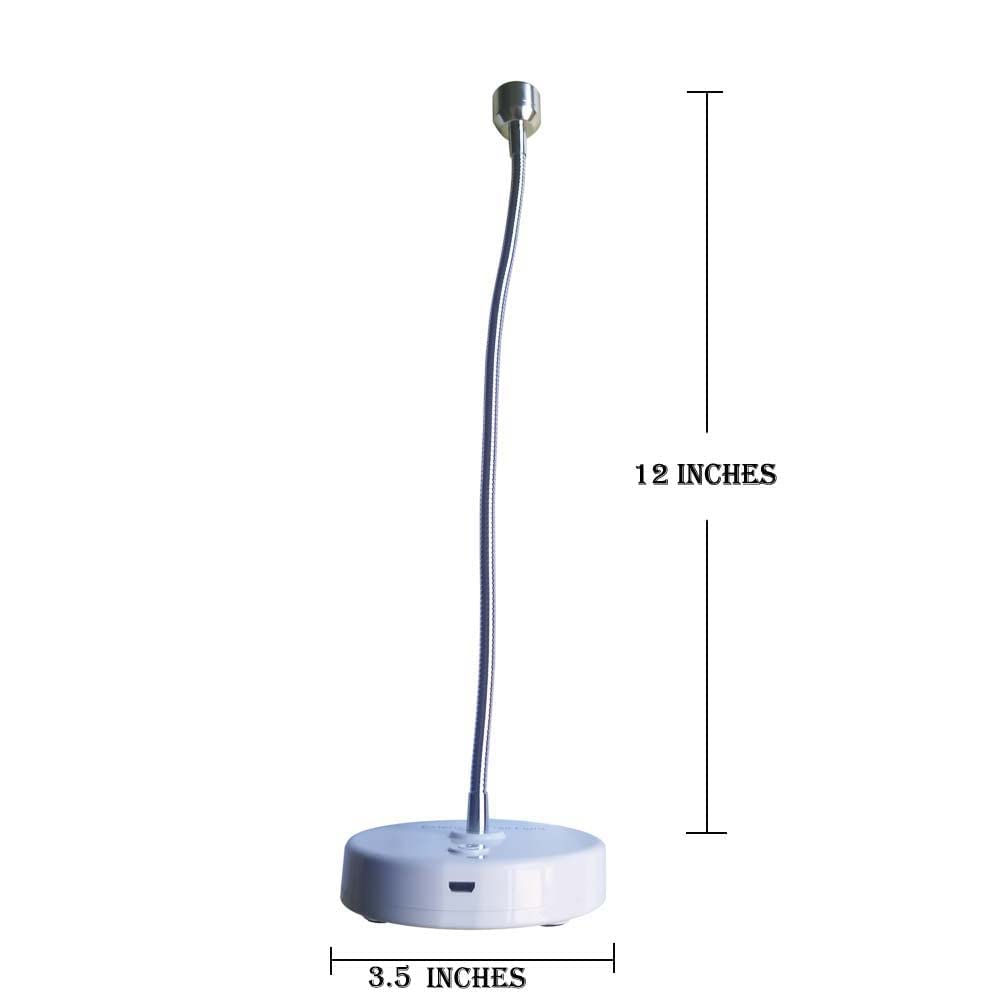 Luz UV para uñas de gel, lámpara LED UV para uñas, lámpara LED UV para uñas, lámpara de gel X, lámpara portátil recargable de cuello de ganso, luces de uñas para tiras de uñas de gel