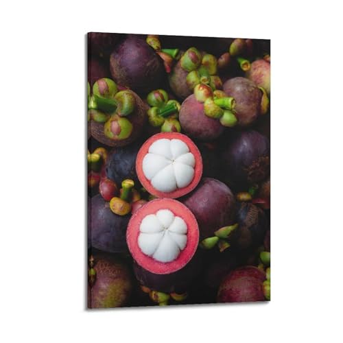 Poster fruits mangoustan suspension sans cadre pour relooker un mur