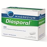Magnesium-Diasporal 150, Kapseln: 150 mg Magnesium pro Kapsel, gegen Verspannungen durch Magnesiummangel, 100 Kapseln