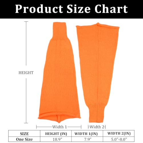 Image of Moon Wood Leg Warmers for Girls Women Kawaii Harajuku Flared Knitted Leg Warmer Goth Cute Lolita Socks