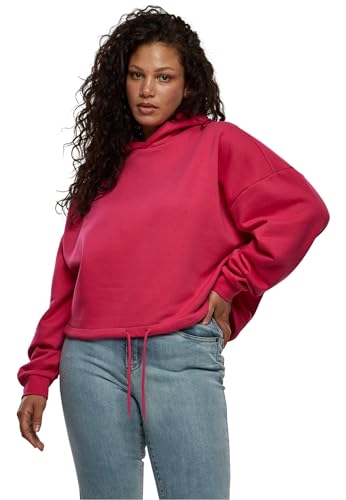 Urban Classics Damen Kapuzenpullover Ladies Cropped Oversized Hoodie...