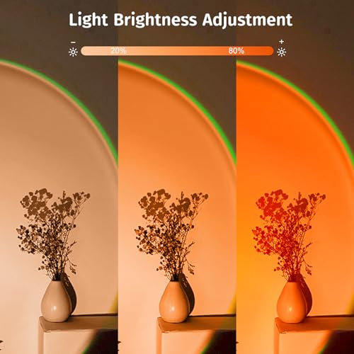 Image of Neroupe Upgraded Sunset Lamp Projector with APP Control, Endless Color Changing Led Lamp Night Light, Mood Lighting Sunlight Sunset Lamps for Bedroom Decor /Room Decor /Living Room /Christmas Gifts /Party