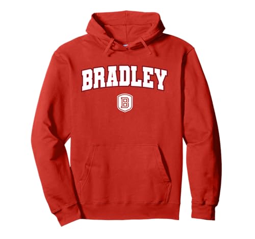 Bradley University Braves Arch Logo Pullover Hoodie