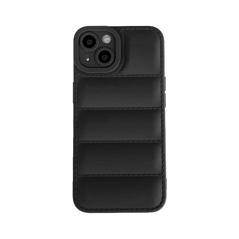 Coque en silicone esthétique simple de couleur unie pour iPhone X noir - 6