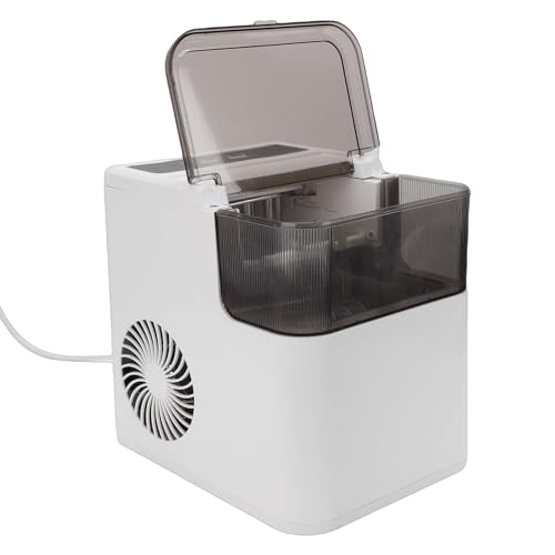 Fabricadora de hielo OPPWONG 26 lbs/24h acero inoxidable miniatura 2