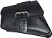 La Rosa Sportster Nightster 1200 883 48 72 Black Leather Single Strap Left Swing Arm Saddle Bag
