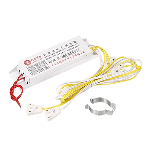 PATIKIL Electrónico Balastro, 220 V AC 22/40 Vatios T8 Fluorescente Tubo Universal Balasto Tubo Instantáneo Arranque con 4 Interfaz, Blanco