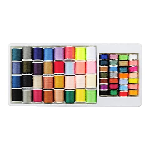 CENPEK 60pcs Mini Bobinas de Hilo de Coser Cover