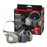3M Professional Half Mask Organic Vapor, P95 Respirator with Cool Flow Valve, Reusable Respirator, Large