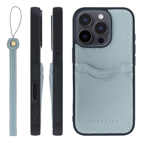 HANATORA for iPhone 16Pro �P�[�X �{�v �ϏՌ� �o���p�[�^ �X�}�z�P�[�X �X�}�z �X�g���b�v �t�� �V�������N���U�[ �M�t�g �u���[�O���[ CPGGZ-16Pro-BlueGray