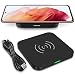 Produktbild Nauci QI Wireless Schnell Ladegerät kompatibel für Samsung Galaxy S21 5G Kabellos Charger Induktives Universal Schnellladegerät Ladestation