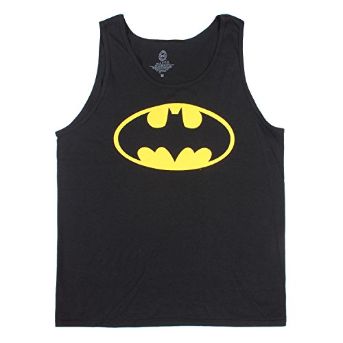 DC Comics Men's Batman Basic Logo- Tank T-Shirt3