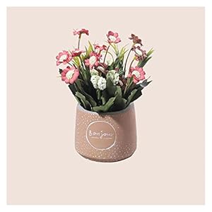 Kunstplanten Kunstmatige bloem nep bloem groene plant pot met keramische pot geschikt for thuis tuin partij bruiloft…