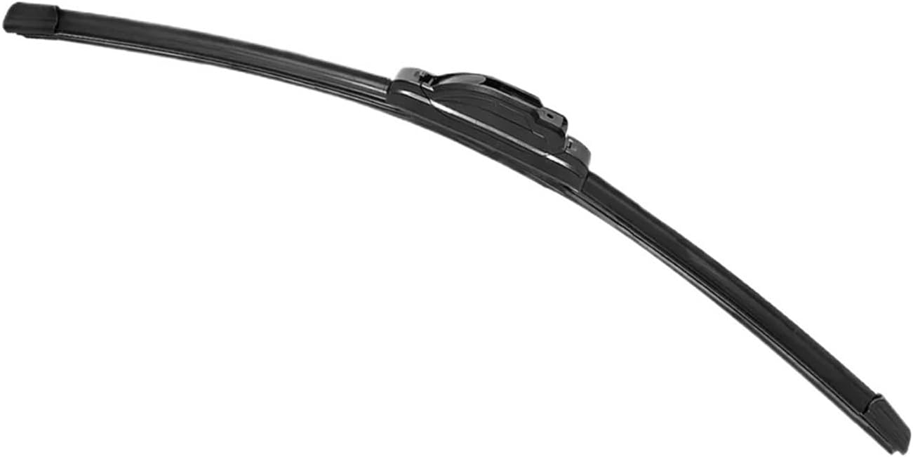 Car Wiper Blades Universal Soft Double Layer Rubber Frameless Bracketless Brushes Accessories Windshield Windscreen Window Front(J Hook,20inch (500mm))