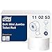 Produktbild Tork 110253 Papier toilette Mini Jumbo doux Premium - Blanc - 2 plis - lot de 1 rouleau - 1 x 1214 feuilles