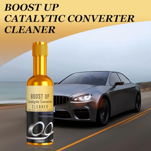 GRFIT Boost Up Vehicle Engine Catalytic Converter Cleaner, Deep Cleaning, uniwersalne usuwanie osadów węglowych do czyszczenia diesla, łatwy do czyszczenia samochodu Catalyst