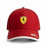 PUMA Scuderia Ferrari F1 Kids' Classic Logo Cap - Red- One Size Fits Most