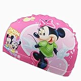  OGOBVCK Dibujos Animados Populares Niños Gorro de Baño para el Cuidado del Cabello y la Oreja Protección Transpirable (GreenMickey)