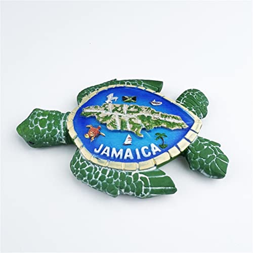 Imán decorativo tortuga marina para nevera 9.1X6.3 cm miniatura 2
